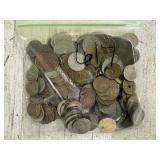 Unsearched bags of misc coins