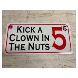 'Kick a Clown' Sign