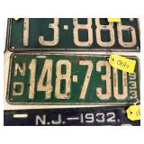ND 1933 License Plate