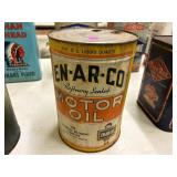 En-Ar-Co Motor Oil Can