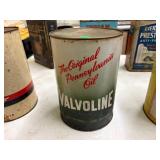 Pennsylvania Oil Valvoline Can