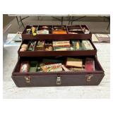 Tacklebox w/large lot of Vintage Fishing Lures