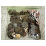 Unsearched bags of misc coins