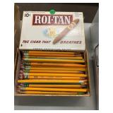 Cigar Box w/Pencils