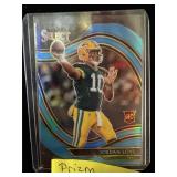 Select Prizm Refractor Jordan Love Rookie Card
