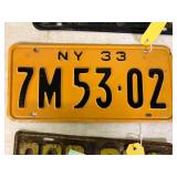 NY - 33 License Plate