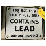 Motor Fuel Only Sign