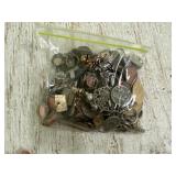 Bag of Misc Jewelry, Coins & other