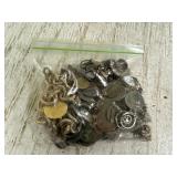 Bag of Misc Jewelry, Coins & other