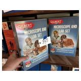 (3) Gilbert Miscroscope & lab Sets