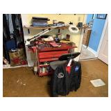 Rolling Tool Cart w/misc contents