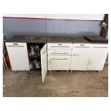 Cabinets w/contents. Paint, Supplies, Hardware