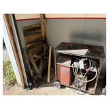 Lincoln & other Welder w/corner contents