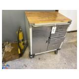 Rolling Cabinet w/contents. Electrical
