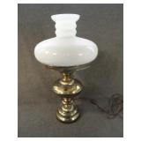 Vintage Aladdin Style Brass Table Lamp