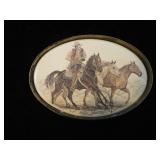 Vintage 1983 Barlow Solid Brass Belt Buckle