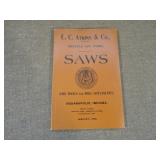 E.C. Atkins Sheffield Saw Works Catalog Reprint
