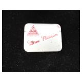 Vintage Ultrex Platinum Prophylactic Condom Tin