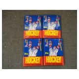 Lot of (4) 1986 Topps Hockey Unopened Wax Packs