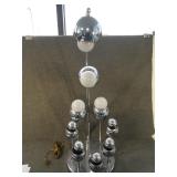 1960s MCM Cascading Chrome Eyeball Table Lamp