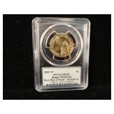2007 P James Madison Presidential Dollar MS 65
