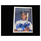 1994 Mike Piazza Mother's Cookies ROY Autographed