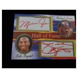 Michael Jordan Kobe Bryant HOF Dual Facsimile Auto