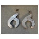(2) VINTAGE Kant-Twist T-Handle Cantilever Clamps