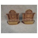 Vintage Pair of Cast Iron Bookends