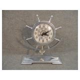 Vintage Howard Clock Nautical Ships Wheel Clock