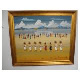 Michael Chiago Papago Vihitha Dancers Gouache