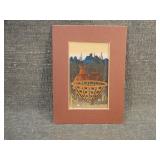 Michael Chiago Papago Jug & Baskets Mini Painting