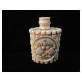 Antique Chinese Carved Snuff Bottle w/Turtles