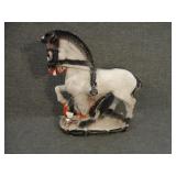 Vintage Large Carnival Trojan Horse Chalkware