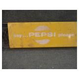 Vintage 'Drink Pepsi-Cola' Adv. Screen Door Push