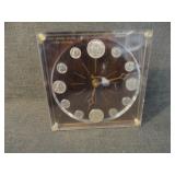 Vintage Last U. S. Silver Coinage Clock