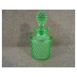 Vintage Duncan & Miller Green Hobnail Perfume