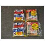 Lot of 2 1987 Topps Baseball Jumbo Packs