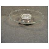 Vintage Heisey Waverly Lazy Susan Glass Cake Plate