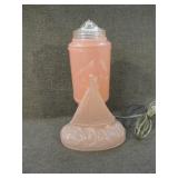 Vintage Mid Century Modern Glass Table Lamp