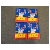 Lot of (4) 1986 Topps Hockey Unopened Wax Packs