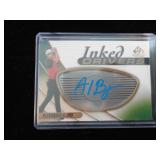 Alexander Bjork 2021 UD Autographed Inked Drivers