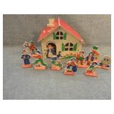 Vintage Mother Goose Nursery Rhymes Play Set