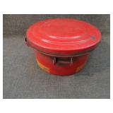 Vintage Eagle 1 Quart Bench Can Coated Steel