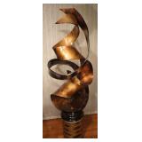 6 Ft Tall Shlomi Haziza Acrylic Ribbon Sculpture