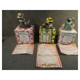 Lot of (3) Enesco Mary's Moo Moo Figurines