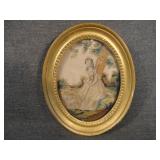 Antique 18th C. Silk Embroidery Needlework