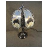 Lighthouse 3 Way Touch Lamp w/ Eagles & Wolves