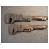 (2) Vintage Smith Perfect Handle Monkey Wrenches