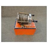 Vintage Shakespeare True Blue Fishing Reel w/Box.